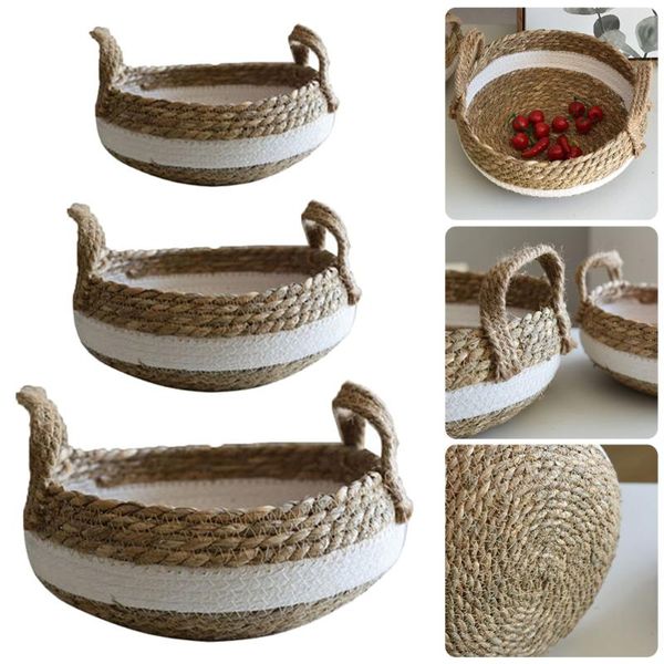 rattan handwoven round serving tray storage platters plate with handles holder for drink snack sundries kitchen & organization
rattan handwoven round serving tray storage platters plate with handles holder for drink snack sundries kitchen & organization
