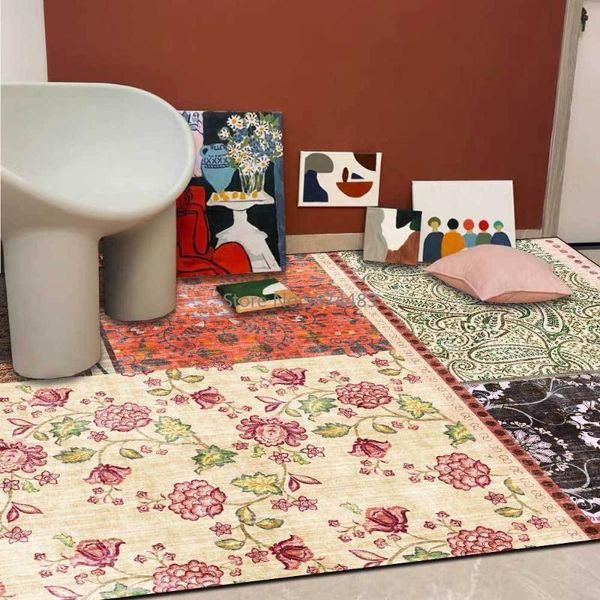 fashion retro european and american pastoral flower stitching ethnic style living room bedroom bedside carpet floor mats carpets
fashion retro european and american pastoral flower stitching ethnic style living room bedroom bedside carpet floor mats carpets