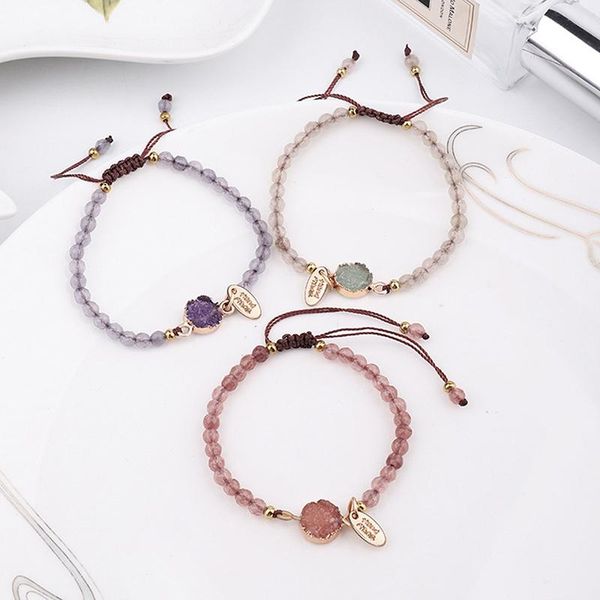 charm bracelets genenic mujer natural stone for women rope chain bracelet handmade quartz jewelry, Golden;silver
charm bracelets genenic mujer natural stone for women rope chain bracelet handmade quartz jewelry, Golden;silver