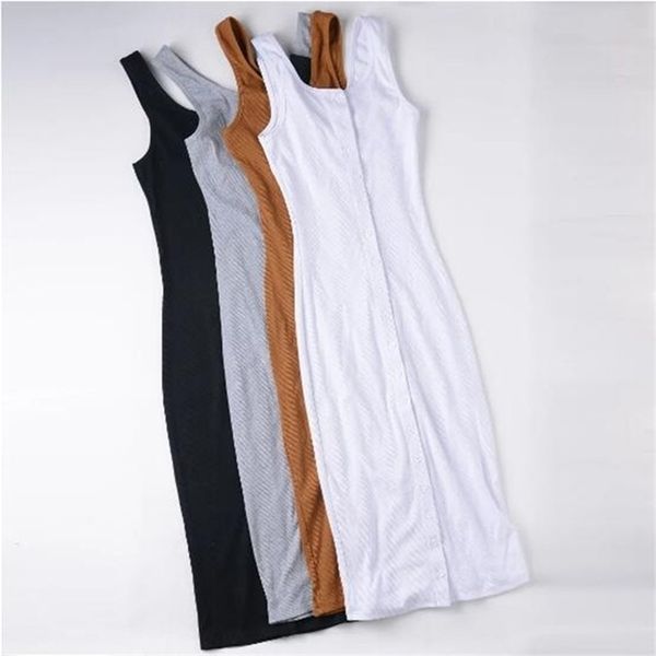 vintage backelss v neck button bodycon mid-calf dress summer sleeveless tank es 5 colors 210429, Black;gray
vintage backelss v neck button bodycon mid-calf dress summer sleeveless tank es 5 colors 210429, Black;gray