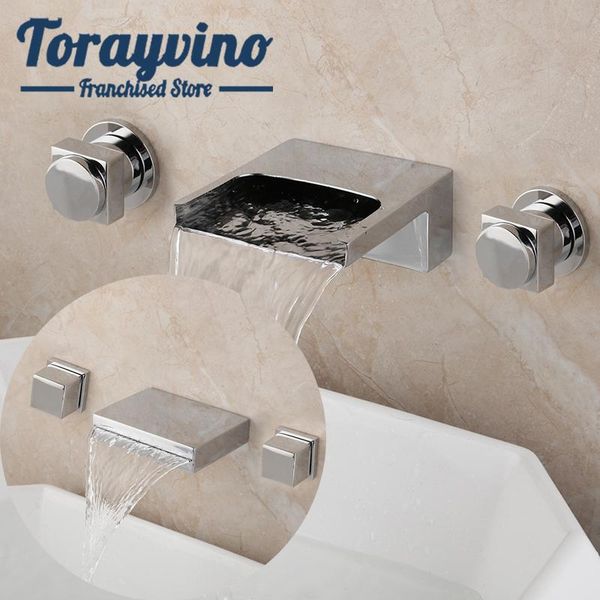 bathroom sink faucets torayvino faucet taps basin wall mount mixer double handle waterfall classic & cold brass ceramic plate spool
bathroom sink faucets torayvino faucet taps basin wall mount mixer double handle waterfall classic & cold brass ceramic plate spool