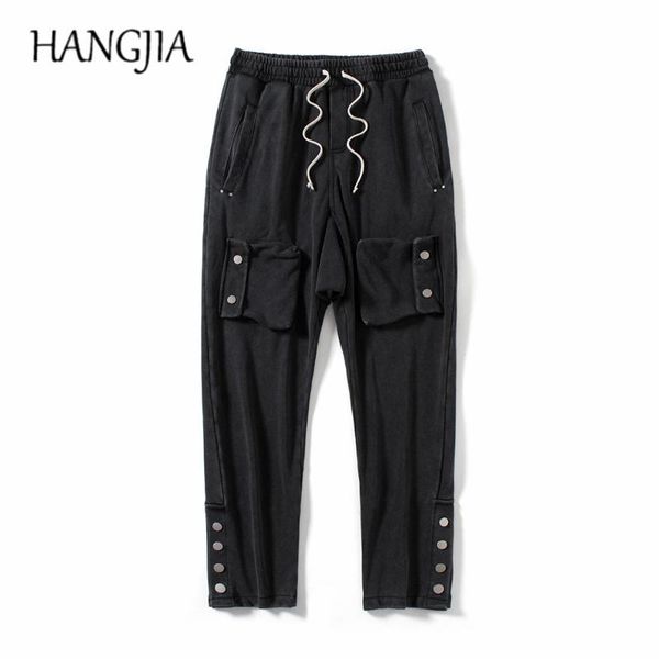 autumn and winter super heavy industry washed retro cargo sweatpants streetwear mens baggy pants hip hop drop crotch men's, Black
autumn and winter super heavy industry washed retro cargo sweatpants streetwear mens baggy pants hip hop drop crotch men's, Black