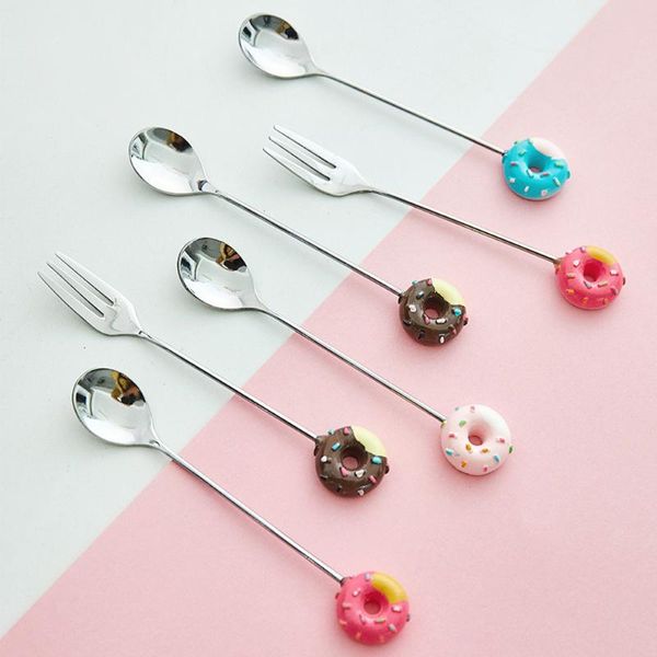 spoons 1pc donut cute stainless steel doughnut dessert spoon fork coffee ice cream candy kitchen flatware baby kids dinnerware
spoons 1pc donut cute stainless steel doughnut dessert spoon fork coffee ice cream candy kitchen flatware baby kids dinnerware