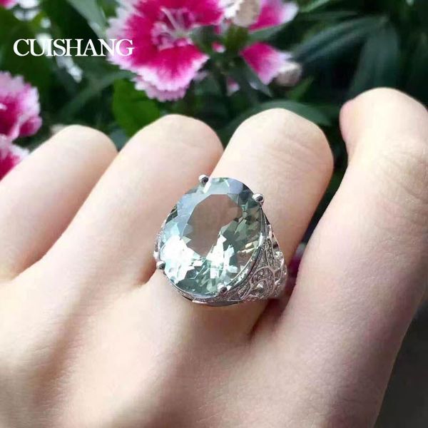 cluster rings csj big stone real genuine green amethyst 6.9ct 925 sterling silver women and lady wedding engagment party gift box, Golden;silver
cluster rings csj big stone real genuine green amethyst 6.9ct 925 sterling silver women and lady wedding engagment party gift box, Golden;silver