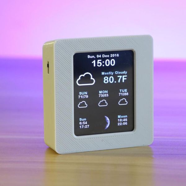 timers household intelligent wifi weather report clock time data tempearture display with 2.4inch tft color screen
timers household intelligent wifi weather report clock time data tempearture display with 2.4inch tft color screen