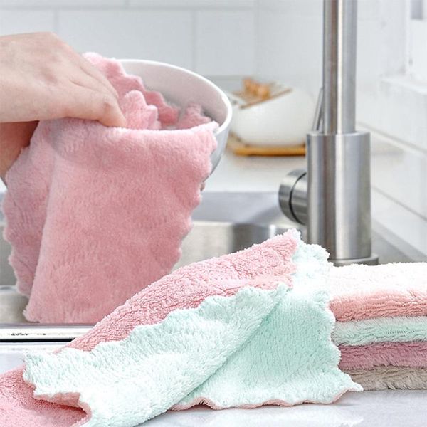cleaning cloths 1pcs towel 16*27cm anti-grease cloth multifunctional rags kitchen super absorbentdish polyester fiber colorful w
cleaning cloths 1pcs towel 16*27cm anti-grease cloth multifunctional rags kitchen super absorbentdish polyester fiber colorful w