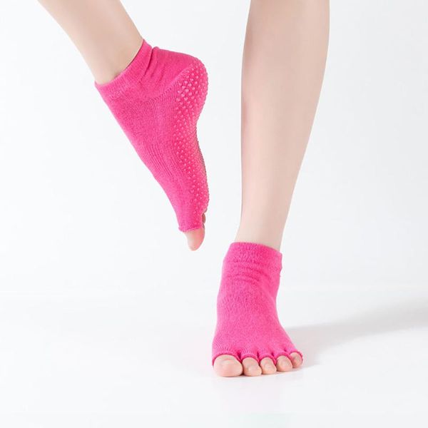 pair ballet open toe yoga socks ladies dance anti slip quick-dry cotton fitness sports protector, Black
pair ballet open toe yoga socks ladies dance anti slip quick-dry cotton fitness sports protector, Black