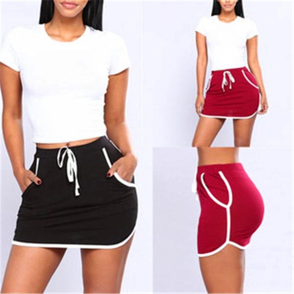 skirts women joggers summer ladies skirt fitness with pockets white sides swearpants high elastic waist short, Black
skirts women joggers summer ladies skirt fitness with pockets white sides swearpants high elastic waist short, Black