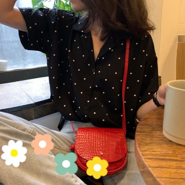 women's blouses & shirts retro suit collar wave point shirt summer kawaii ulzzang lovely female sweet harajuku cute for women tunic, White
women's blouses & shirts retro suit collar wave point shirt summer kawaii ulzzang lovely female sweet harajuku cute for women tunic, White