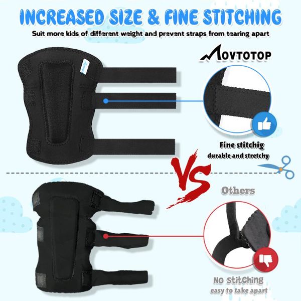 protective gear set kids sports gears knee pads elbow for riding cycling skateboarding size s/m, Black;gray
protective gear set kids sports gears knee pads elbow for riding cycling skateboarding size s/m, Black;gray