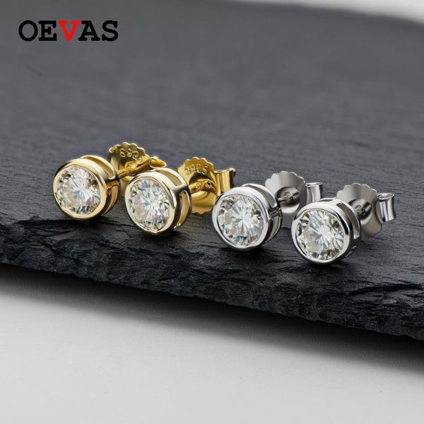 stud oevas real 0.5/1 carat d color moissanite earrings for women gold 100% 925 sterling silver sparkling fine jewelry, Golden;silver
stud oevas real 0.5/1 carat d color moissanite earrings for women gold 100% 925 sterling silver sparkling fine jewelry, Golden;silver