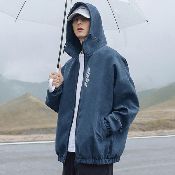 men's jackets 2021 spring and autumn jacket casual windbreaker breathable hooded outdoor letter printing clothes, Black;brown
men's jackets 2021 spring and autumn jacket casual windbreaker breathable hooded outdoor letter printing clothes, Black;brown