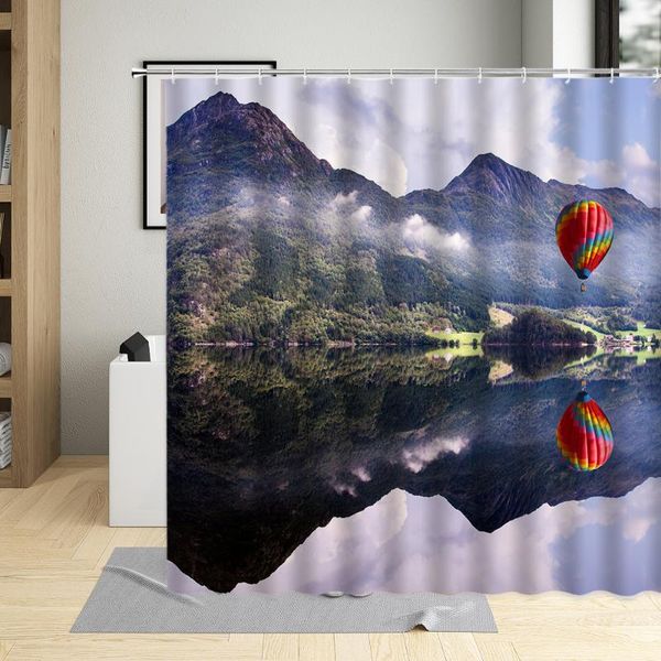 landscape mountain water air balloon pattern bathroom curtains fabric waterproof shower curtain for home decor with hooks
landscape mountain water air balloon pattern bathroom curtains fabric waterproof shower curtain for home decor with hooks