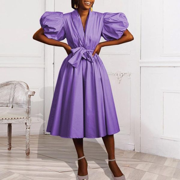 casual dresses elegant women pleated dress summer african lantern sleeves waist belt female gowns 2021 fashion femme robe work wear, Black;gray
casual dresses elegant women pleated dress summer african lantern sleeves waist belt female gowns 2021 fashion femme robe work wear, Black;gray