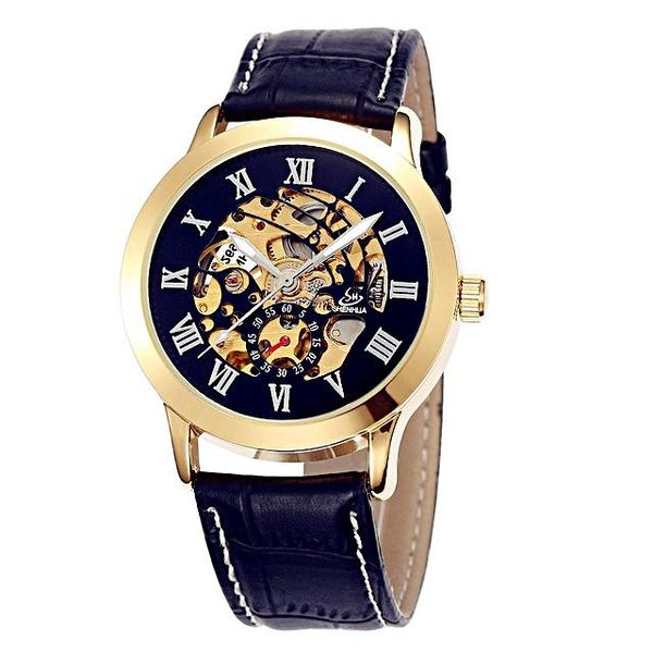 wristwatches shenhua watches men relogio masculino men's automatic mechanical skeleton watch vintage bronze wristwatch male luxury cloc, Slivery;brown
wristwatches shenhua watches men relogio masculino men's automatic mechanical skeleton watch vintage bronze wristwatch male luxury cloc, Slivery;brown
