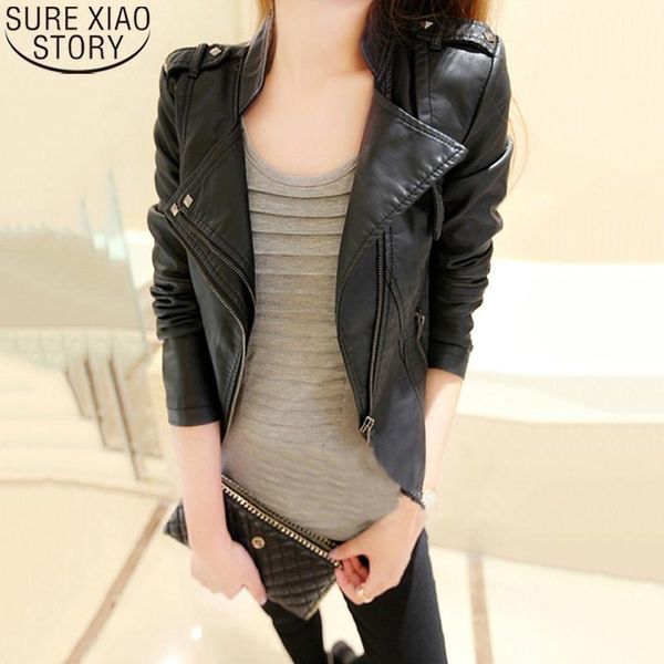 women's jackets 2021 ladies motorcycle leather women black moto & biker jacket autumn winter turn-down collar zipper slim female 15688, Black;brown
women's jackets 2021 ladies motorcycle leather women black moto & biker jacket autumn winter turn-down collar zipper slim female 15688, Black;brown
