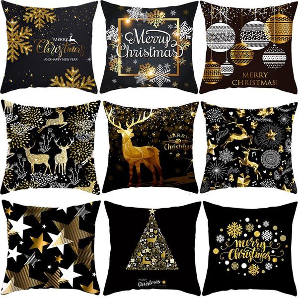 christmas decorations 45cm black gold cushion cover merry for home cristmas ornaments natal navidad gift year 2021
christmas decorations 45cm black gold cushion cover merry for home cristmas ornaments natal navidad gift year 2021