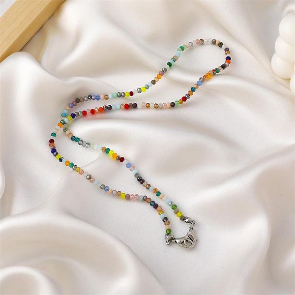 korean temperament net red color crystal ins simple necklace decoration mask chain glasses anti-lost neckwear chains, Silver
korean temperament net red color crystal ins simple necklace decoration mask chain glasses anti-lost neckwear chains, Silver