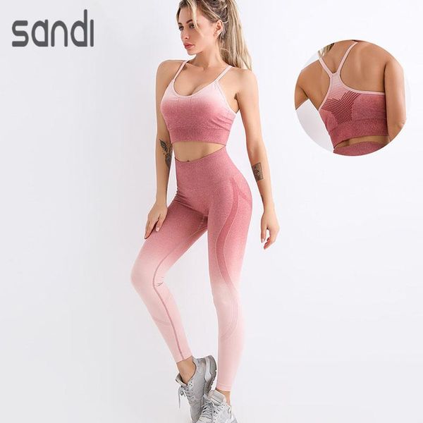 yoga outfit sandi ombre women seamless set fitness gym clothing mesh sports bra high waist leggings gradient running workout clothes
yoga outfit sandi ombre women seamless set fitness gym clothing mesh sports bra high waist leggings gradient running workout clothes