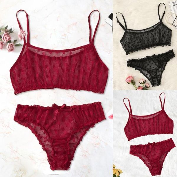 bras sets lingerie bra set women dot mesh bowknot underpants sleepwear soft black red s-xl brief lenceria, Red;black
bras sets lingerie bra set women dot mesh bowknot underpants sleepwear soft black red s-xl brief lenceria, Red;black