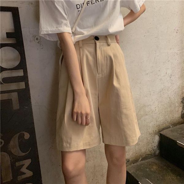 women's shorts women wide leg pocket casual button summer short bf loose zipper- mujer pantalones breathable daily simple fashionable, White;black
women's shorts women wide leg pocket casual button summer short bf loose zipper- mujer pantalones breathable daily simple fashionable, White;black