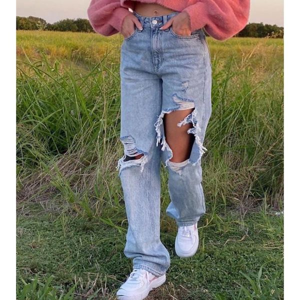 high waist jeans women hole denim ropa de mujer jean leggings casual fashion ripped trousers clothing women's, Blue
high waist jeans women hole denim ropa de mujer jean leggings casual fashion ripped trousers clothing women's, Blue