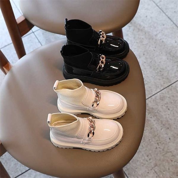 spring autumn kids casual shoes pu leather chain waterproof non-slip children princess sock fashion girl sneakers 211102, Black;red
spring autumn kids casual shoes pu leather chain waterproof non-slip children princess sock fashion girl sneakers 211102, Black;red
