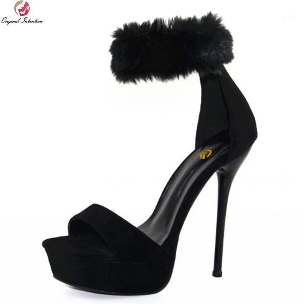 sandals original intention elegant women platform open toe thin heel stylish black shoes woman plus us size 4-.51
sandals original intention elegant women platform open toe thin heel stylish black shoes woman plus us size 4-.51