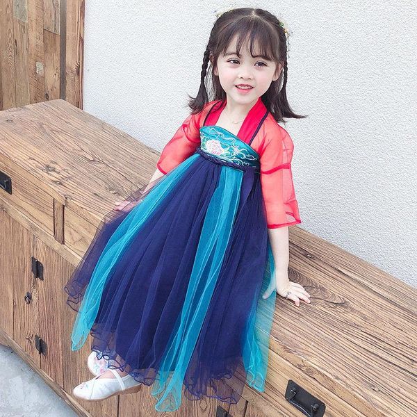 girls' hanfu ancient chinese style red spring and summer waist fairy dresses 2021 party birthday girl's, Red;yellow
girls' hanfu ancient chinese style red spring and summer waist fairy dresses 2021 party birthday girl's, Red;yellow