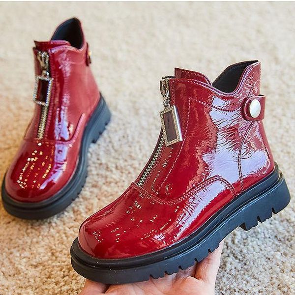 boots kids 2021 snow rubber for children boys pu leather winter shoes girls velvet short ankle red, Black;grey
boots kids 2021 snow rubber for children boys pu leather winter shoes girls velvet short ankle red, Black;grey