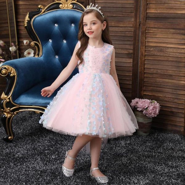 girl's dresses baby girl girls elegant applique bow gauze sleeveless princess dress wedding formal stage costumesl, Red;yellow
girl's dresses baby girl girls elegant applique bow gauze sleeveless princess dress wedding formal stage costumesl, Red;yellow