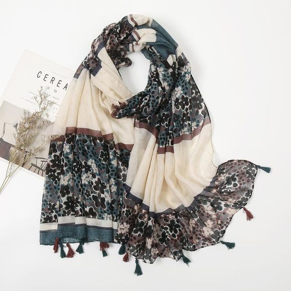 scarves scarf women cotton printed tassel foulard spain style wrap pashminas stole muslim hijab shawl designer bandana, Blue;gray
scarves scarf women cotton printed tassel foulard spain style wrap pashminas stole muslim hijab shawl designer bandana, Blue;gray