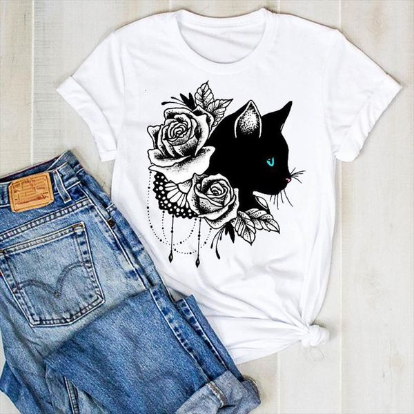 and women lady cartoon men t shirts cat flower 90s pet short sleeve summer ladies tee womens female graphic, White;black
and women lady cartoon men t shirts cat flower 90s pet short sleeve summer ladies tee womens female graphic, White;black