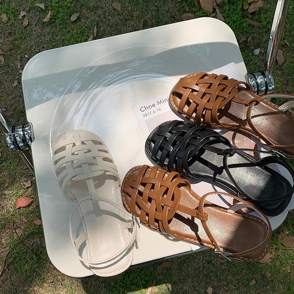 retro summer spring woven sandals for women 2021 sweet roman female gladiator shoes black brown travel beach
retro summer spring woven sandals for women 2021 sweet roman female gladiator shoes black brown travel beach