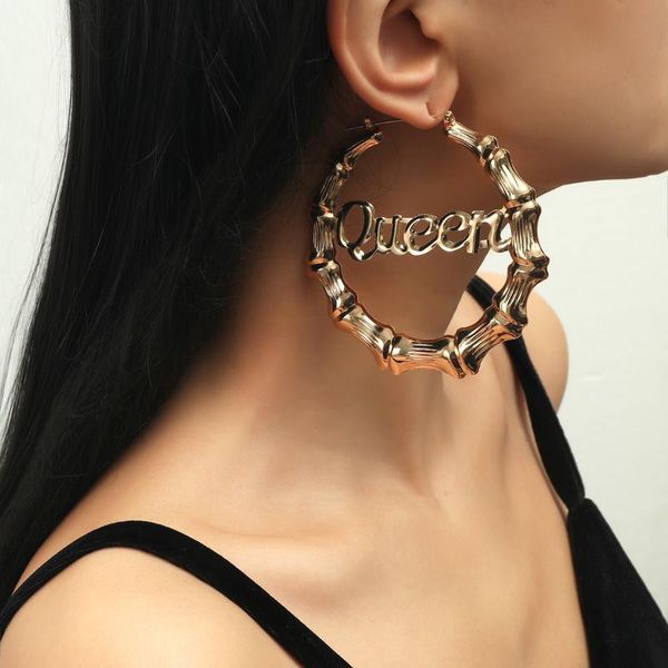 dangle & chandelier punk gold round stud earrings bamboo design big circle gothic statement nightclub for women hip hop jewelry, Silver
dangle & chandelier punk gold round stud earrings bamboo design big circle gothic statement nightclub for women hip hop jewelry, Silver