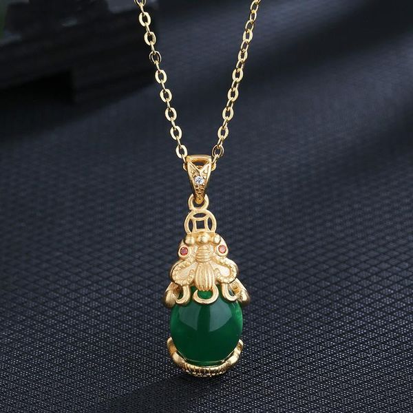 exquisite green gems pi xiu necklace for men women cocktail party good lucky jewelry wealth feng shui accessories pendant necklaces, Silver
exquisite green gems pi xiu necklace for men women cocktail party good lucky jewelry wealth feng shui accessories pendant necklaces, Silver