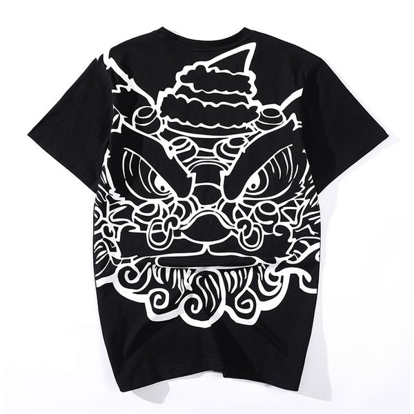 t shirt summer men t shirts printed lion dance brand clothing chinese japanese style t-shirtstees streetwear black cotton plus size, White;black
t shirt summer men t shirts printed lion dance brand clothing chinese japanese style t-shirtstees streetwear black cotton plus size, White;black