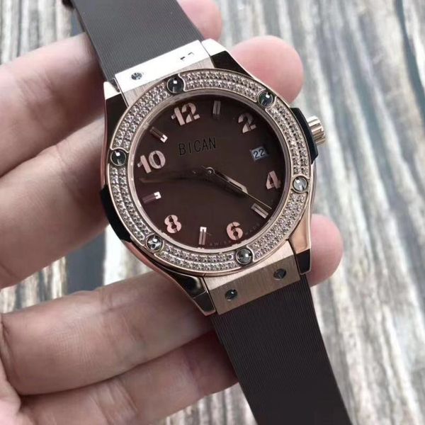 luxury ladies automatic mechanical quartz watch waterproof stainless steel white dial simple and generous diamond designer watches for lady, Slivery;brown
luxury ladies automatic mechanical quartz watch waterproof stainless steel white dial simple and generous diamond designer watches for lady, Slivery;brown