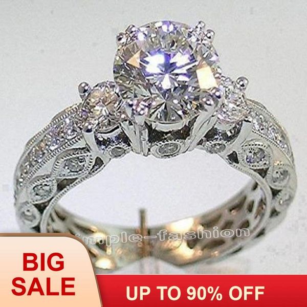 wedding rings fashion jewelry women engagement three-stone 7mm cz 5a zircon stone 10kt white gold filled band ring sz 5-11, Slivery;golden
wedding rings fashion jewelry women engagement three-stone 7mm cz 5a zircon stone 10kt white gold filled band ring sz 5-11, Slivery;golden