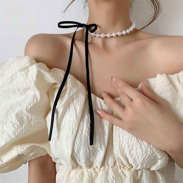 chokers elegant bowknot pearls choker necklaces for women girls trendy temperament lace necklace fashion jewelry gifts, Golden;silver
chokers elegant bowknot pearls choker necklaces for women girls trendy temperament lace necklace fashion jewelry gifts, Golden;silver