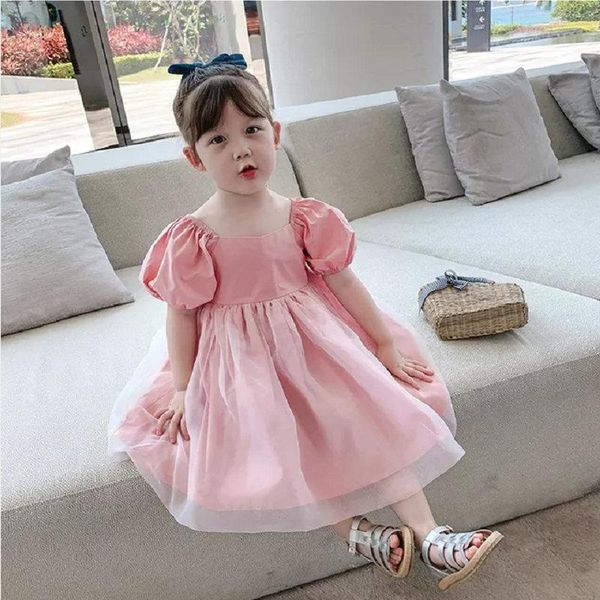 girls' skirt puff sleeve mesh sweet princess dress summer children's clothing kids clothes girl's dresses, Red;yellow
girls' skirt puff sleeve mesh sweet princess dress summer children's clothing kids clothes girl's dresses, Red;yellow
