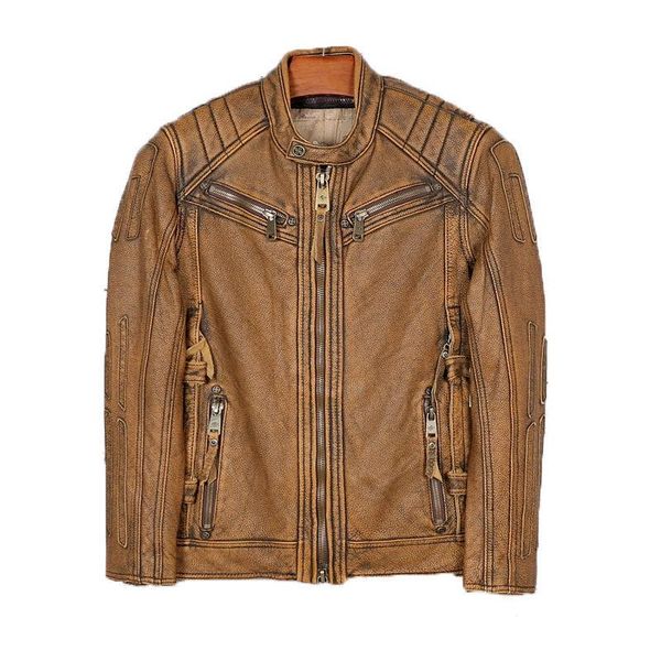 men's leather & faux 2021 vintage brown europe style genuine jacket men plus size 5xl real natural cowhide winter slim fit motorcycle c, Black
men's leather & faux 2021 vintage brown europe style genuine jacket men plus size 5xl real natural cowhide winter slim fit motorcycle c, Black