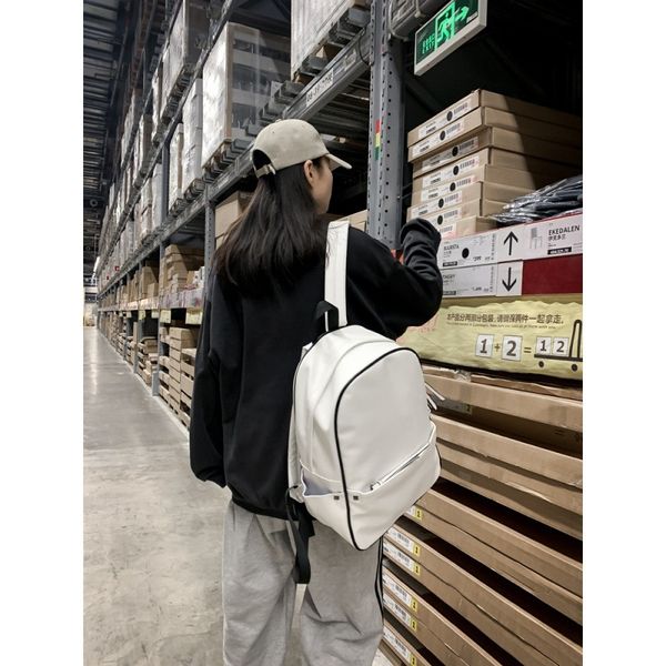 french schoolbag female college student korean campus simple soft leather backpack female versatile
french schoolbag female college student korean campus simple soft leather backpack female versatile