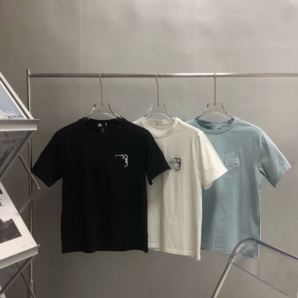 loe luojia embroidered t-shirt 2021 new round neck loose casual short sleeve, White
loe luojia embroidered t-shirt 2021 new round neck loose casual short sleeve, White