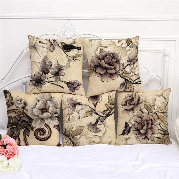 pillow case throw cases retro flowers watercolor painting cushion cover 45x45cm home living room decoration linen/cotton pillowcover
pillow case throw cases retro flowers watercolor painting cushion cover 45x45cm home living room decoration linen/cotton pillowcover