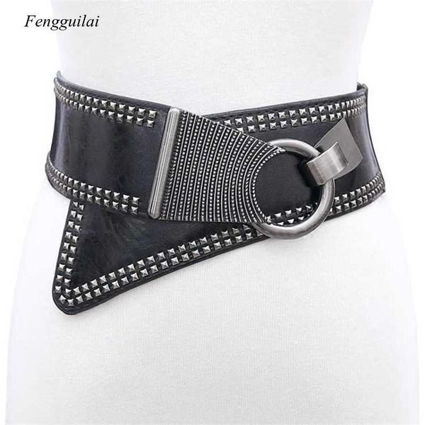 belts black leather cummerbunds female woman belt studded wide women's punk rivet stretchy dress waistbands lady, Black;brown
belts black leather cummerbunds female woman belt studded wide women's punk rivet stretchy dress waistbands lady, Black;brown