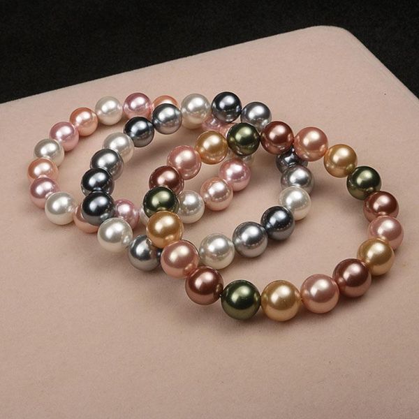 natural shell beads hand string simple mixed color bracelet women's beaded, strands, Black
natural shell beads hand string simple mixed color bracelet women's beaded, strands, Black