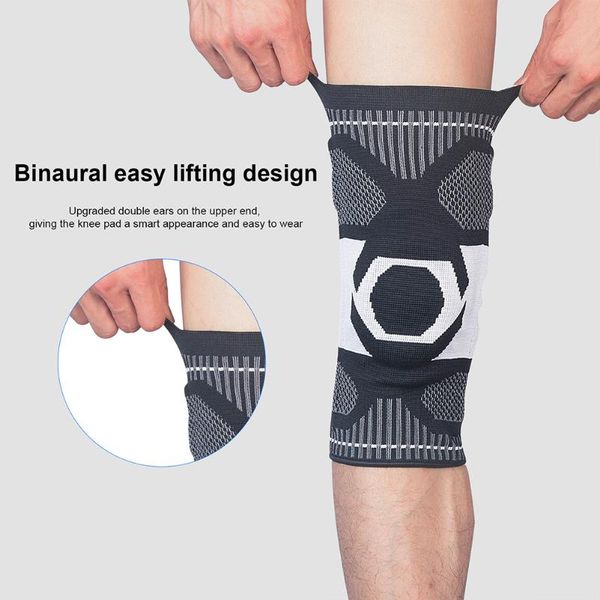 elbow & knee pads 1 pcs patella protector brace silicone spring pad basketball running compression sleeve support sports kneepads, Black;gray
elbow & knee pads 1 pcs patella protector brace silicone spring pad basketball running compression sleeve support sports kneepads, Black;gray