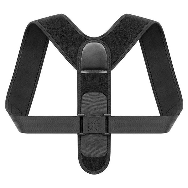 adjustable back posture corrector spine shoulder lumbar brace support belt correction, Black;blue
adjustable back posture corrector spine shoulder lumbar brace support belt correction, Black;blue