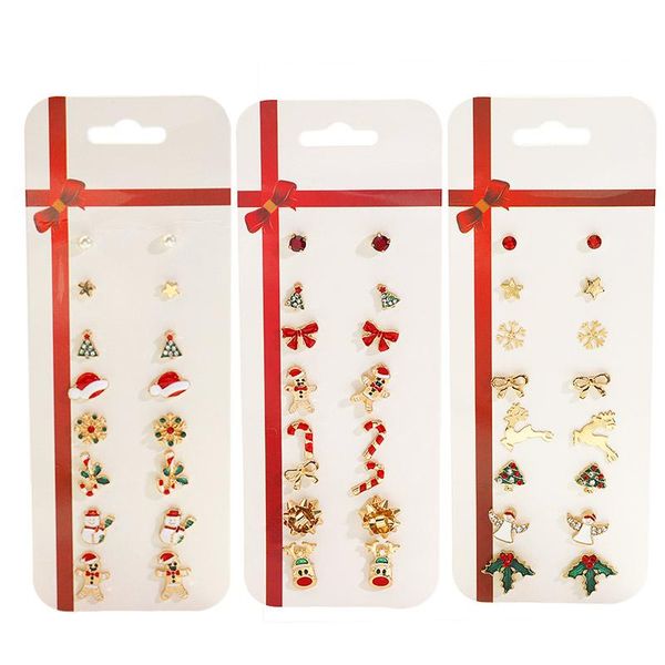 stud ckysee santa claus elk earrings simple 8-piece set saint cute christmas ornaments gift accessories size 0.5cm-1.5cm, Golden;silver
stud ckysee santa claus elk earrings simple 8-piece set saint cute christmas ornaments gift accessories size 0.5cm-1.5cm, Golden;silver